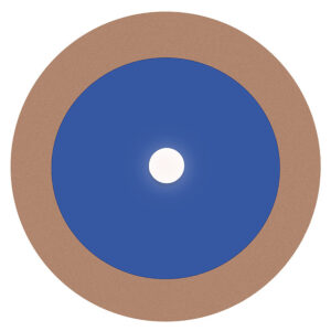 JAZZ HP ZIRCONIA/LITHIUM DISILICATE POLISHER 3 STEP ZL32 FINE WHEEL UNMOUNTED SHANK - 1 PACK