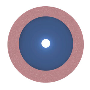 JAZZ HP PORCELAIN POLISHER 3 STEP P3S MEDIUM WHEEL - 1 PACK